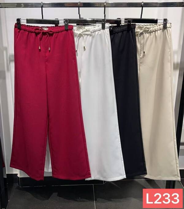 Spodnie damska materiałowe Roz S-2XL, Mix Kolor Paczka 8 szt